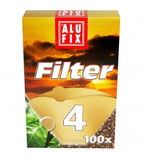 Filtru Cafea Nr 4 Alufix 100Buc/Set