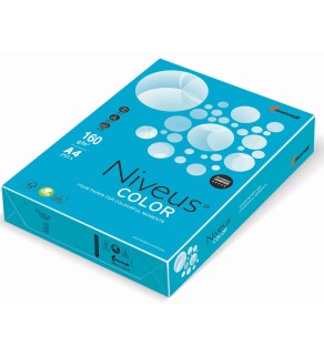 Carton Copiator A4 albastru aqua intens 160g 250/top Niveus