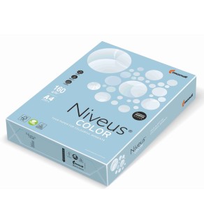 Carton Copiator A4 albastru ice pal 160g 250/top Niveus