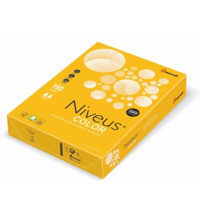 Carton Copiator A4 galben intens 160g 250/top Niveus