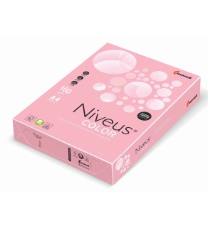 Carton Copiator A4 roz pal 160g 250/top Niveus